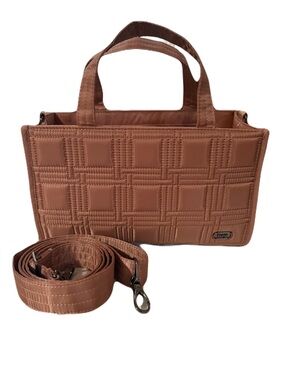 Lug Classic Quilt East West Top Handle Bag-Train NWOT